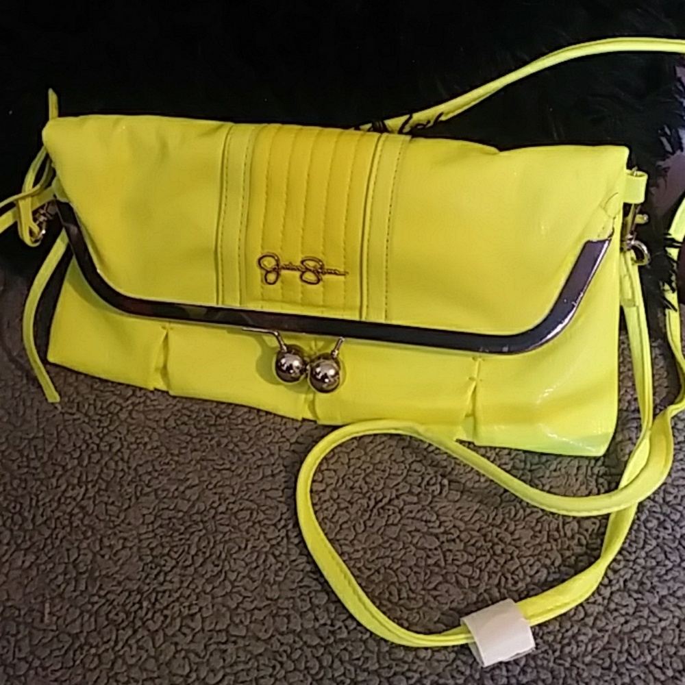 Jessica Simpson Neon Yellow Purse